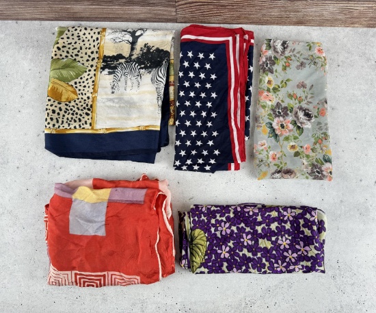 Vintage Silk Scarves