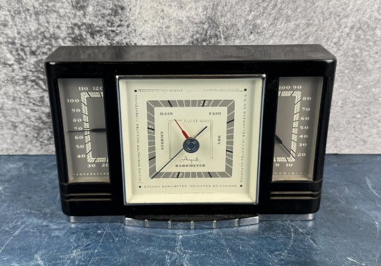 Art Deco Airguide Barometer Weather Station