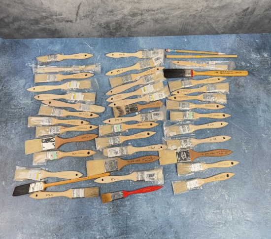 Collection of Vintage Artist Paintbrushes