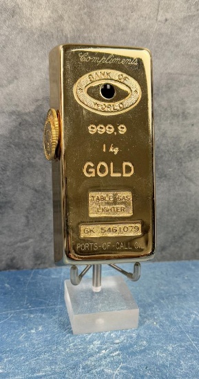 Prince 1kg Gold Bar Bank of World Lighter