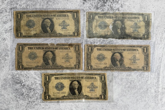 $1 Silver Certificate Horse Blanket Notes