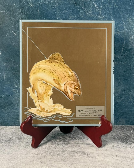 New Montana Bar Missoula Trout Mirror