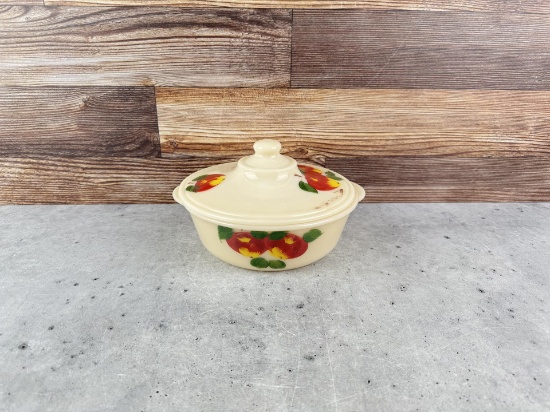 Fire King Apple Pattern Casserole