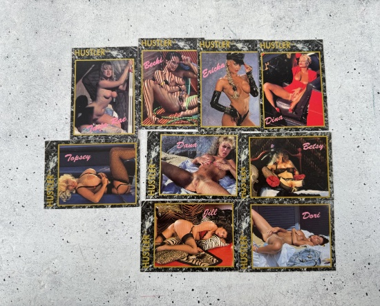 Collection of Hustler Nude Centerfold Cards