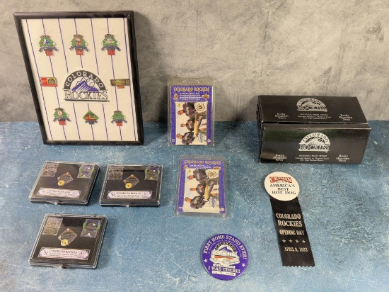 Colorado Rockies Baseball Ephemera