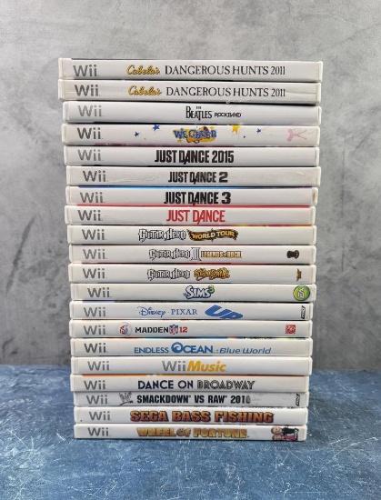 Nintendo Wii Video Game Bundle