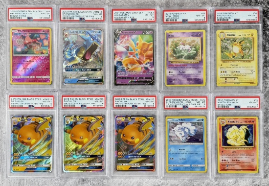 Collection of Pokemon PSA Graded Cards