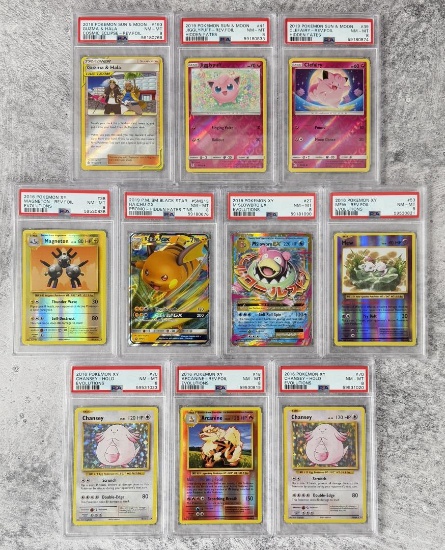 Collection of Pokemon PSA Graded Cards