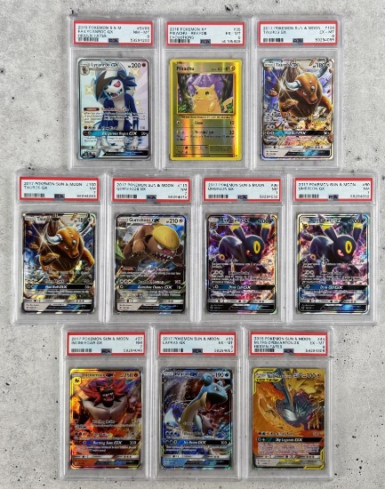 Collection of Pokemon PSA Graded Cards