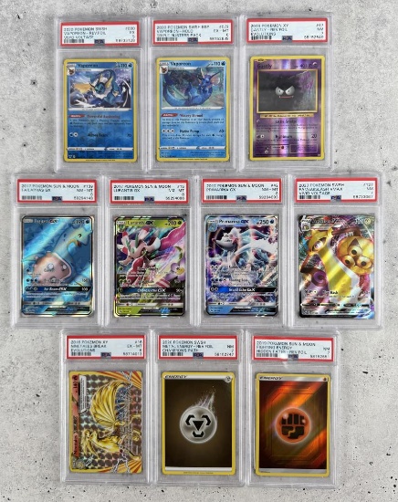 Collection of Pokemon PSA Graded Cards