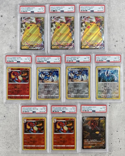 Collection of Pokemon PSA Graded Cards
