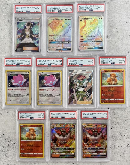 Collection of Pokemon PSA Graded Cards