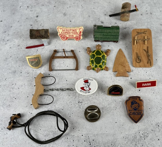 BSA Boy Scout Bolo Tie Scarf Slides