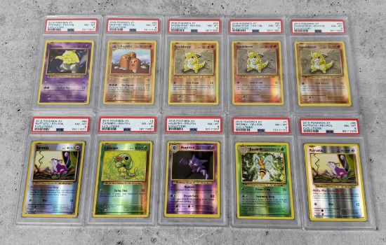 Collection of Pokemon PSA Graded Cards