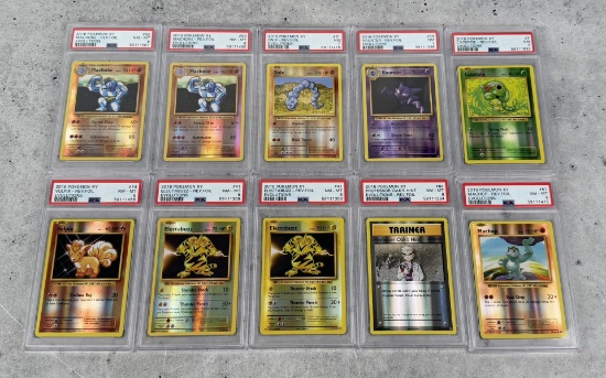 Collection of Pokemon PSA Graded Cards