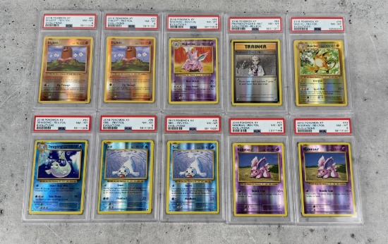 Collection of Pokemon PSA Graded Cards