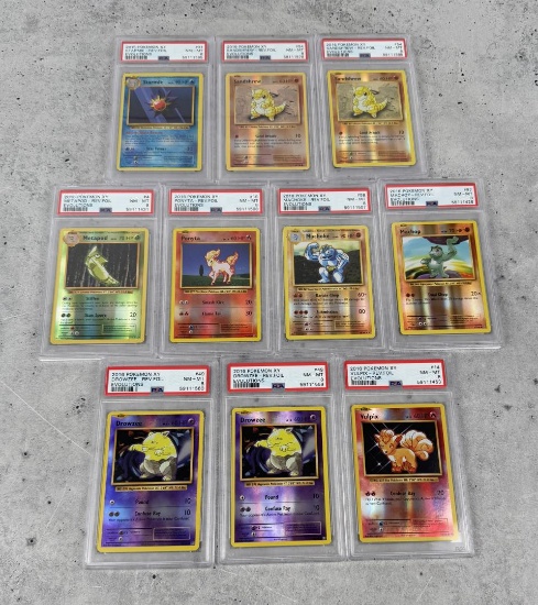 Collection of Pokemon PSA Graded Cards