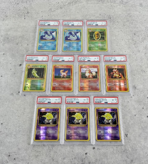 Collection of Pokemon PSA Graded Cards