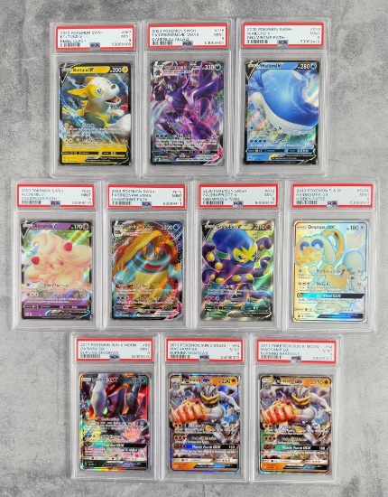 Collection of Pokemon PSA Graded Cards