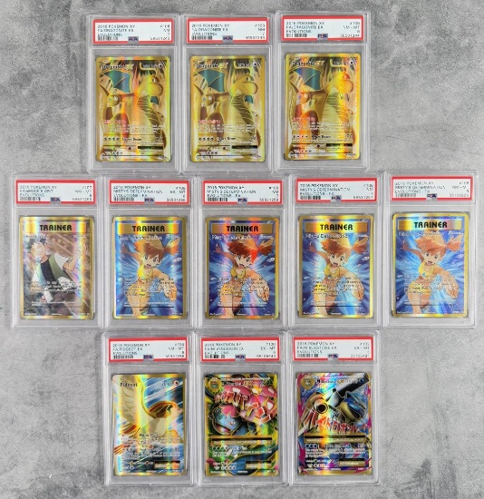 Collection of Pokemon PSA Graded Cards Secret Rare