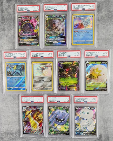 Collection of Pokemon PSA Graded Cards