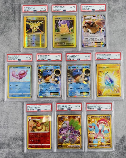 Collection of Pokemon PSA Graded Cards
