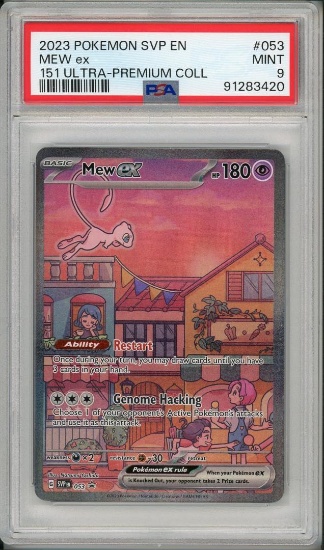 2023 Pokemon SVP Mew Ex 053 151 UPC PSA 9