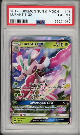 2017 Pokemon Sun & Moon Luranits GX Error Card