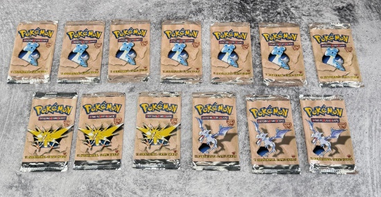 Pokemon Fossil 1st Edition Booster Pack Wrappers