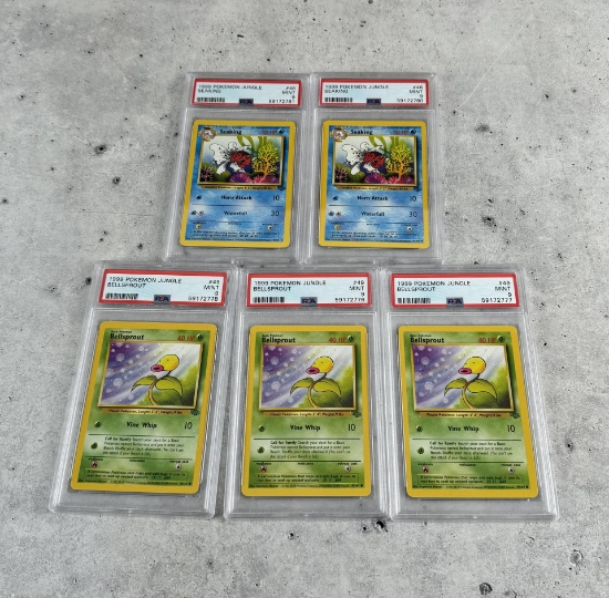 1999 Pokemon Jungle Unlimited PSA 9 Cards