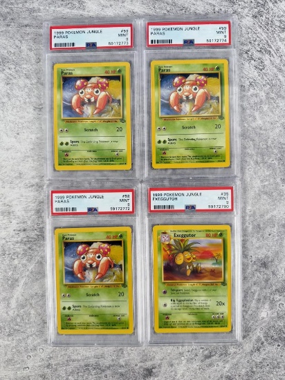 1999 Pokemon Jungle Unlimited PSA 9 Cards