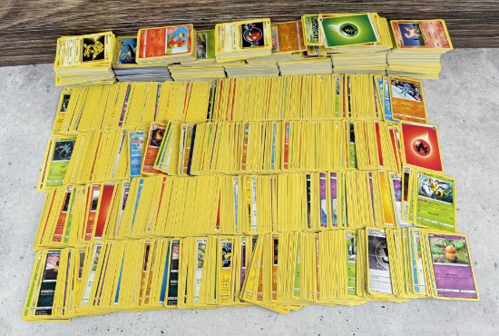 Collection of 3000 Bulk Pokemon Cards
