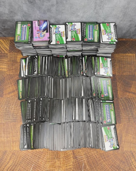 Collection of 3100 Pokemon Code Cards