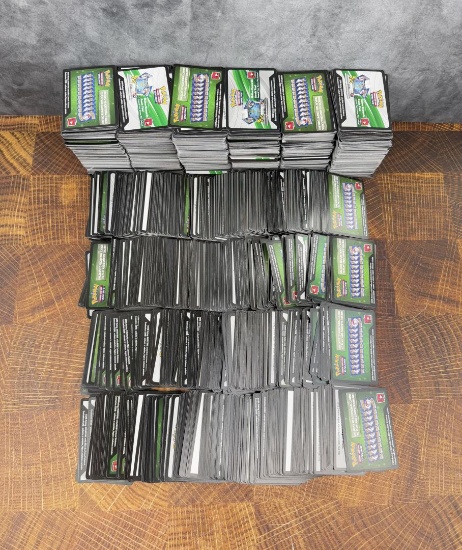 Collection of 3100 Pokemon Code Cards