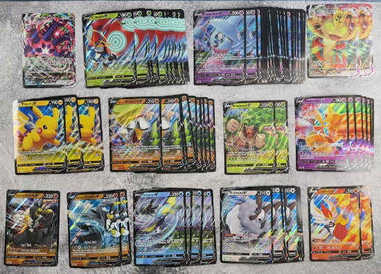 Lot of 100 Oversize Pokemon Cards