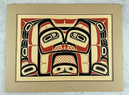 Freda Diesing Haida Indian Silkscreen Print