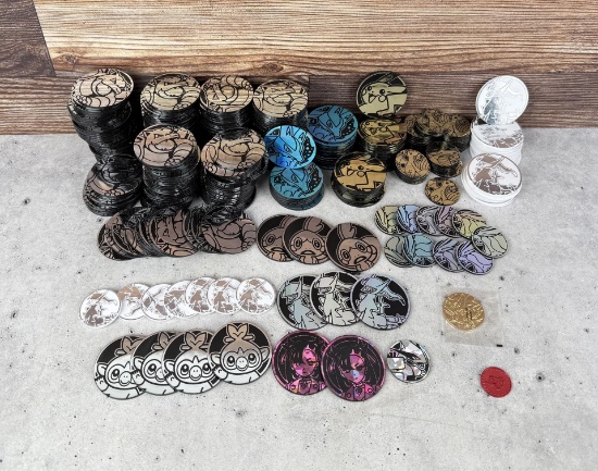 Large Collection of Pokemon Coins