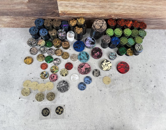 Large Collection of Pokemon Coins
