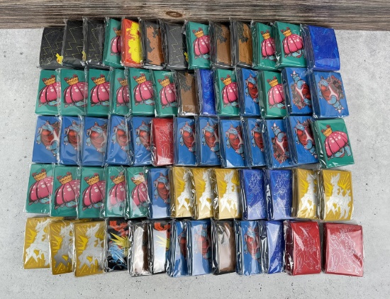 Collection of Pokemon ETB Sleeves