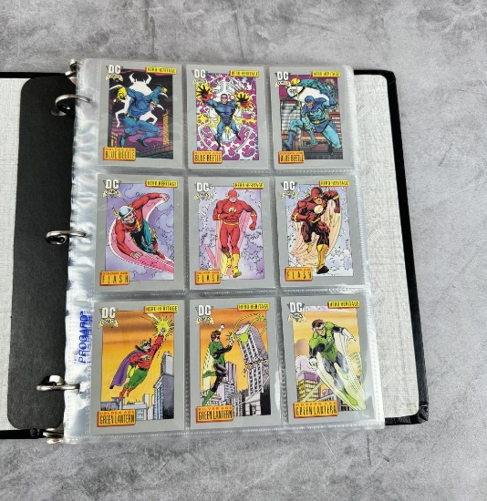 1991 DC Comics Cards in Binder
