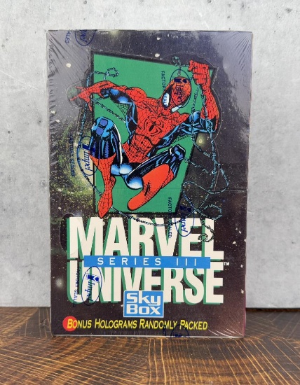 1992 Sky Box Series 3 Marvel Universe Booster Box