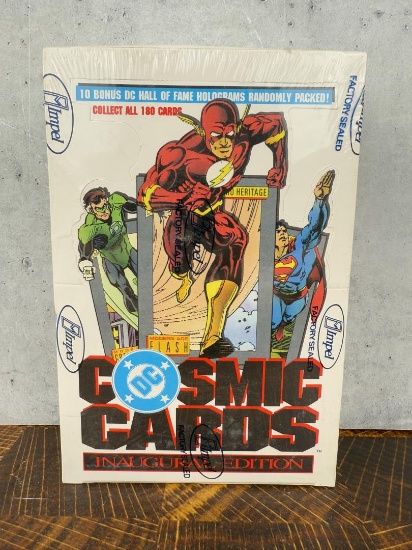 1991 Cosmic Cards DC Comics Inaugural Box