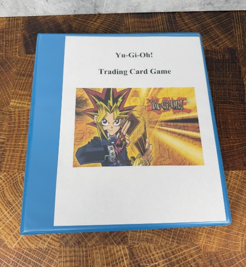 Collection of Yugioh Cards in Binder