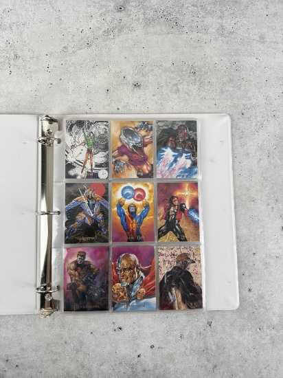 1994 Malilu Comics Cards in Binder
