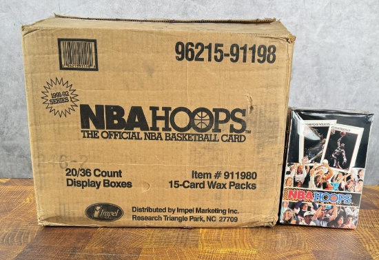 1991-92 Series 1 NBA Hoops Basketball Card Boxes