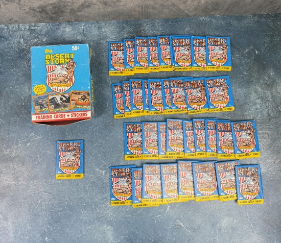 Topps Desert Storm Trading Card Box