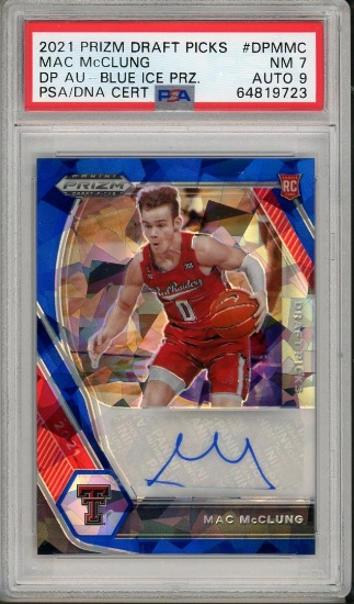 2021 Prizm Draft Picks Mac McClung PSA 7