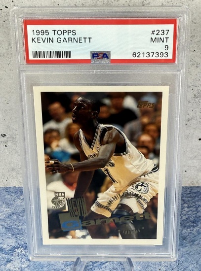 1995 Topps Kevin Garnett 237 Rookie Card PSA 9
