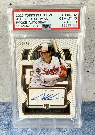 2023 Topps Definitive Adley Rutschman Rookie Card
