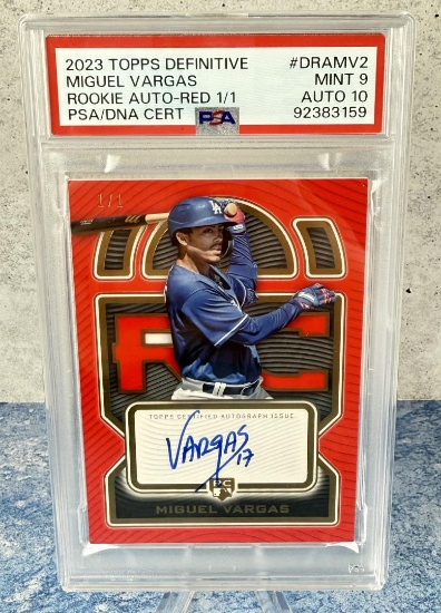 2023 Topps Definitive Miguel Vargas 1 of 1